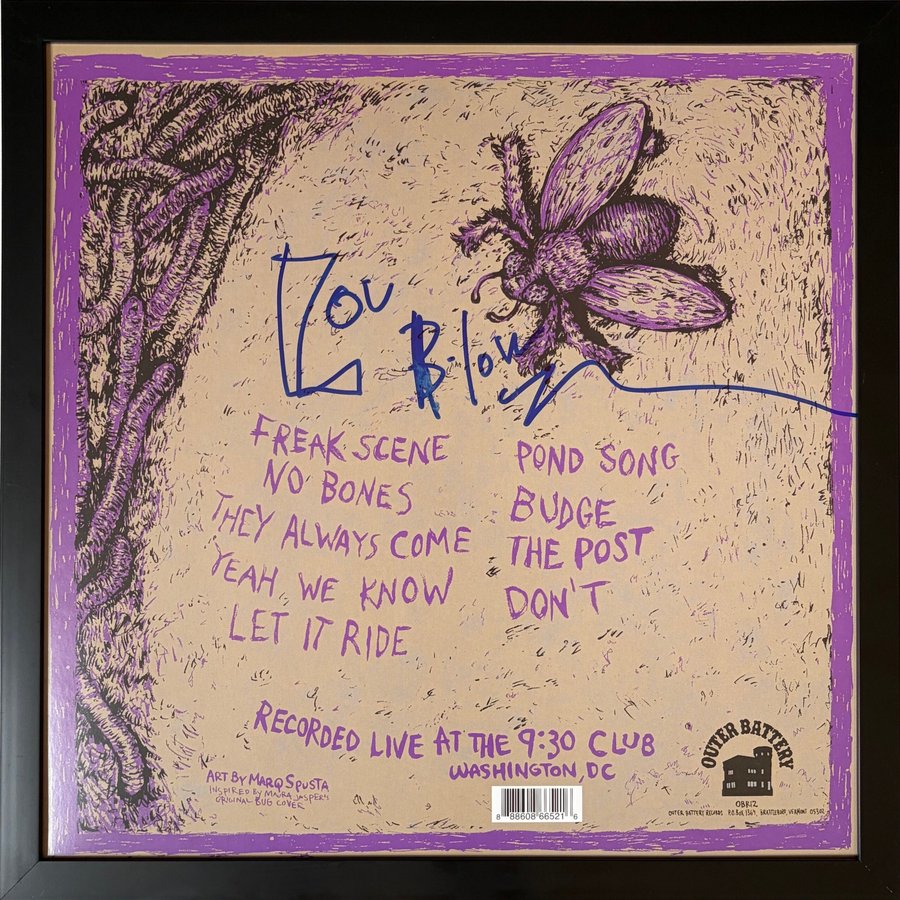 Bug (Live album) by. Dinosaur Jr… Signed by Lou Barlow on March 28, 2026