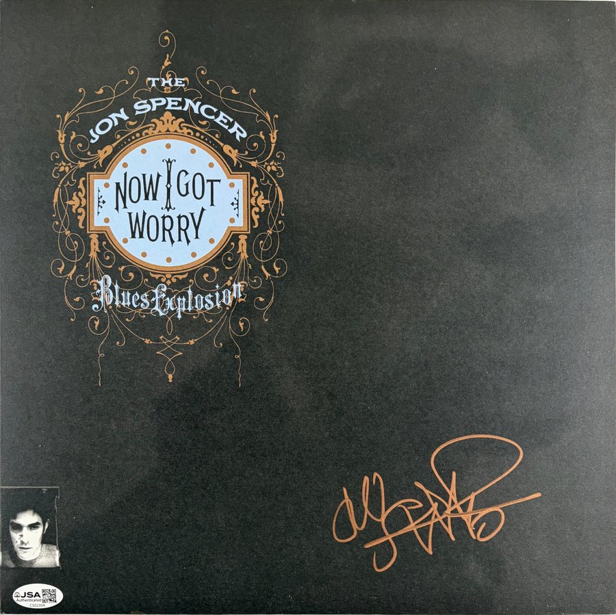 Jon Spencer Blues Explosion LP (1996) signed by the great Jon Spencer himself.
