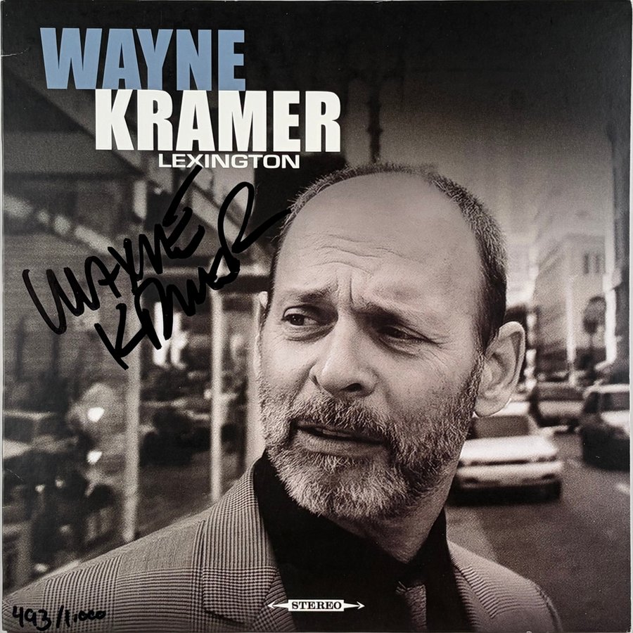 Wayne Kramer - with Lexington Arts Ensample - vinyl LP signed for 2014 Record Store Day (front side)