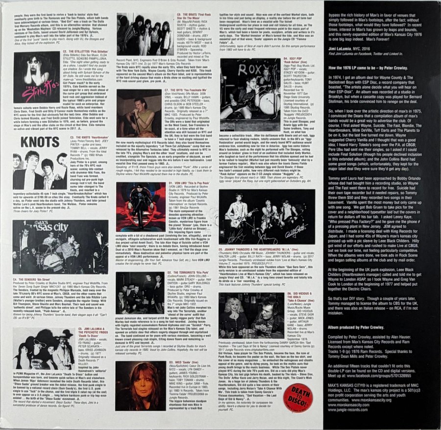 Max's Kansas City - 1976 & Beyond